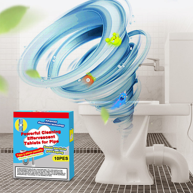 🔥50 % RABATT ❤️ Leistungsstarke Reinigungstabletten für Abflüsse – lösen schnell Haare und Fettablagerungen, entfernen unangenehme Gerüche und wirken antibakteriell für Waschbecken, Toilette und Bodenabläufe.