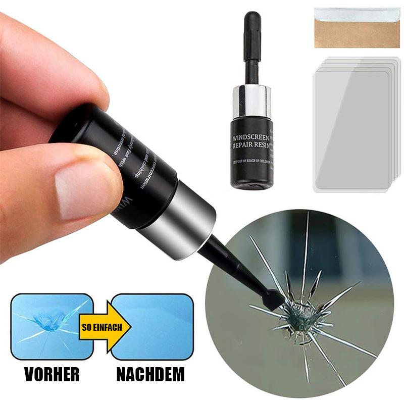 🚗 KAUFE 1, ERHALTE 1 GRATIS! 💎 Glasreparaturset „Cracks Gone“ – Repariert Risse in 20 Min., Unsichtbares Finish & Kein Austausch Nötig 🔧