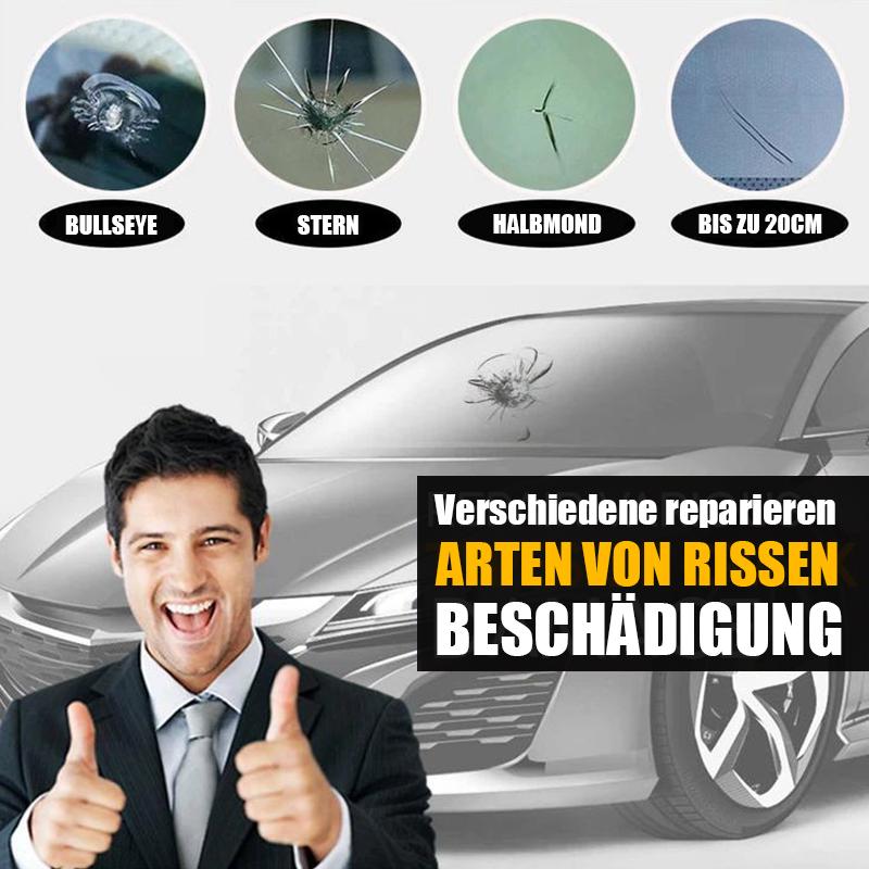 🚗 KAUFE 1, ERHALTE 1 GRATIS! 💎 Glasreparaturset „Cracks Gone“ – Repariert Risse in 20 Min., Unsichtbares Finish & Kein Austausch Nötig 🔧