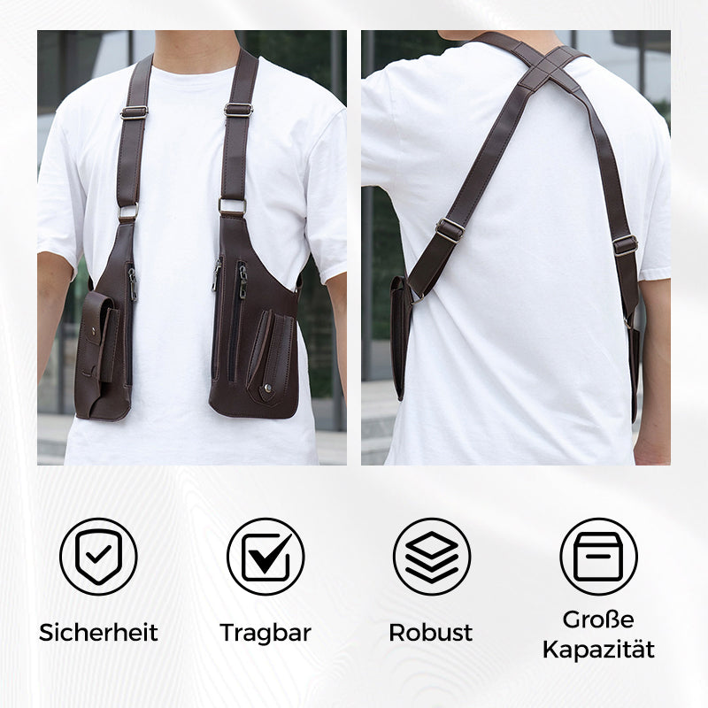 🔥2026 NEW HOT SALE 🔥Diebstahlsichere Tasche mit doppeltem Schultergurt und mehreren Taschen