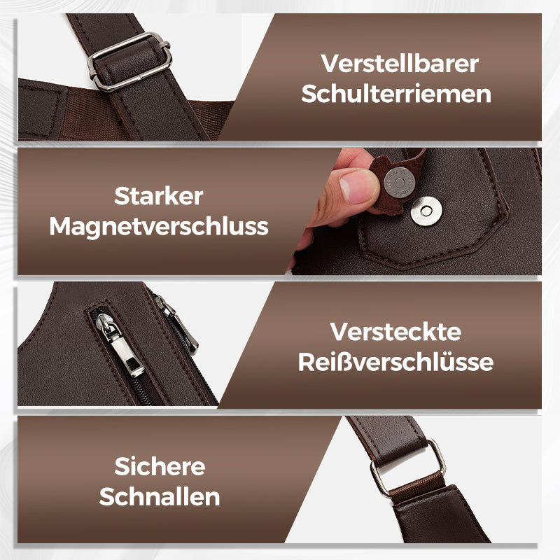 🔥2026 NEW HOT SALE 🔥Diebstahlsichere Tasche mit doppeltem Schultergurt und mehreren Taschen