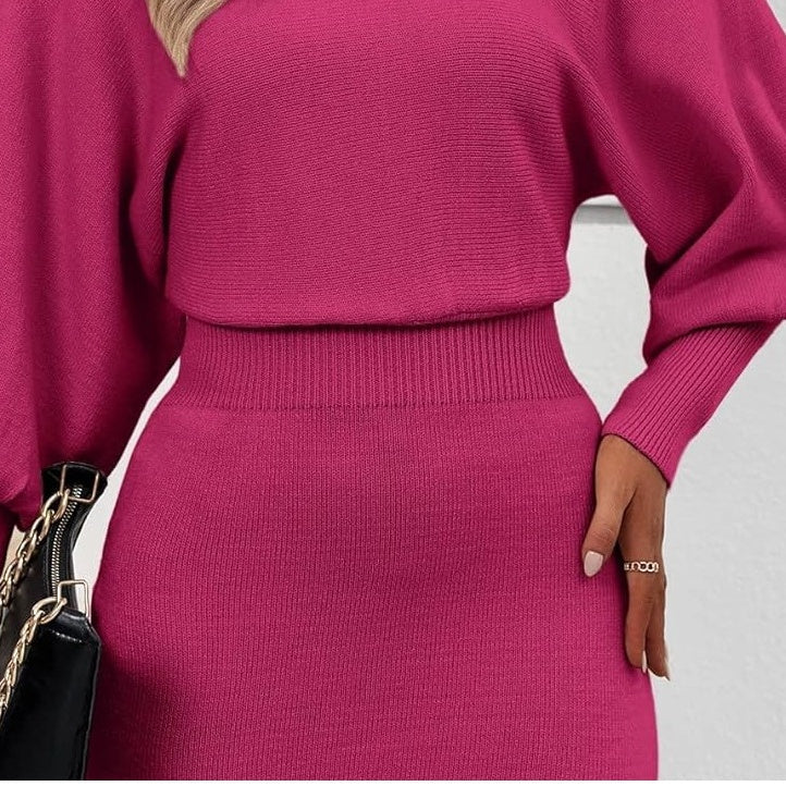 🖤 Feminin & elegant – Strickrock-Set – Weicher Strick, moderner Schnitt & vielseitig kombinierbar
