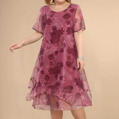 🌸 Elegantes Damenkleid mit Print lässig und leicht für den Alltag. ✨