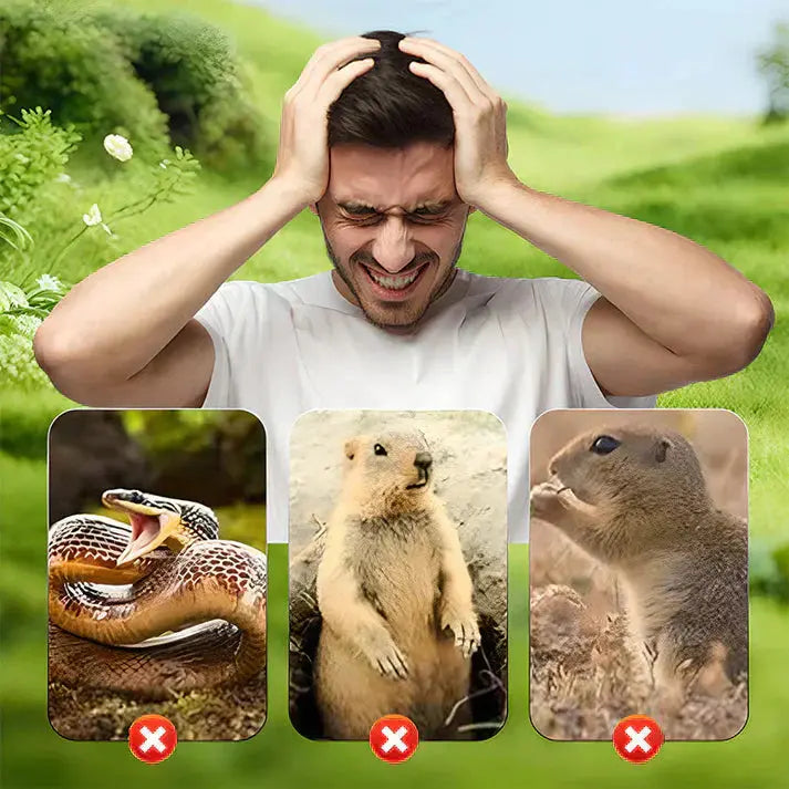 ⏰ 50 % RABATT! ☀️💧 Wasserdichter Maulwurfsabwehr – solarbetrieben! 🐭🚫