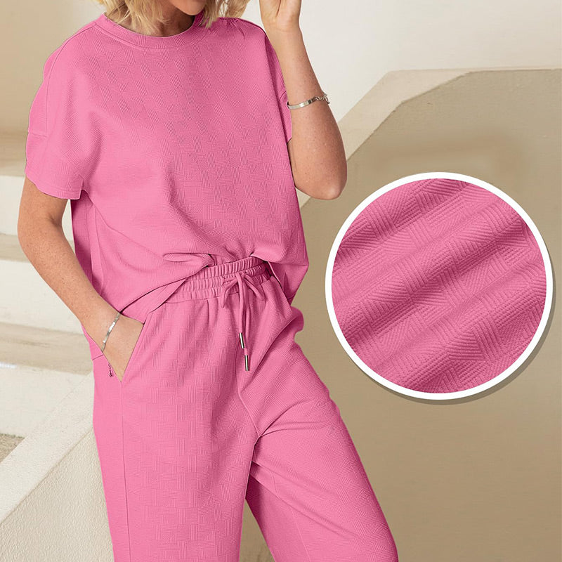 🌷Frühling/Sommer Bestseller 🍃Begrenzte Zeit 49% Rabatt💥Damen Sommer 2-teiliger Hausanzug✨