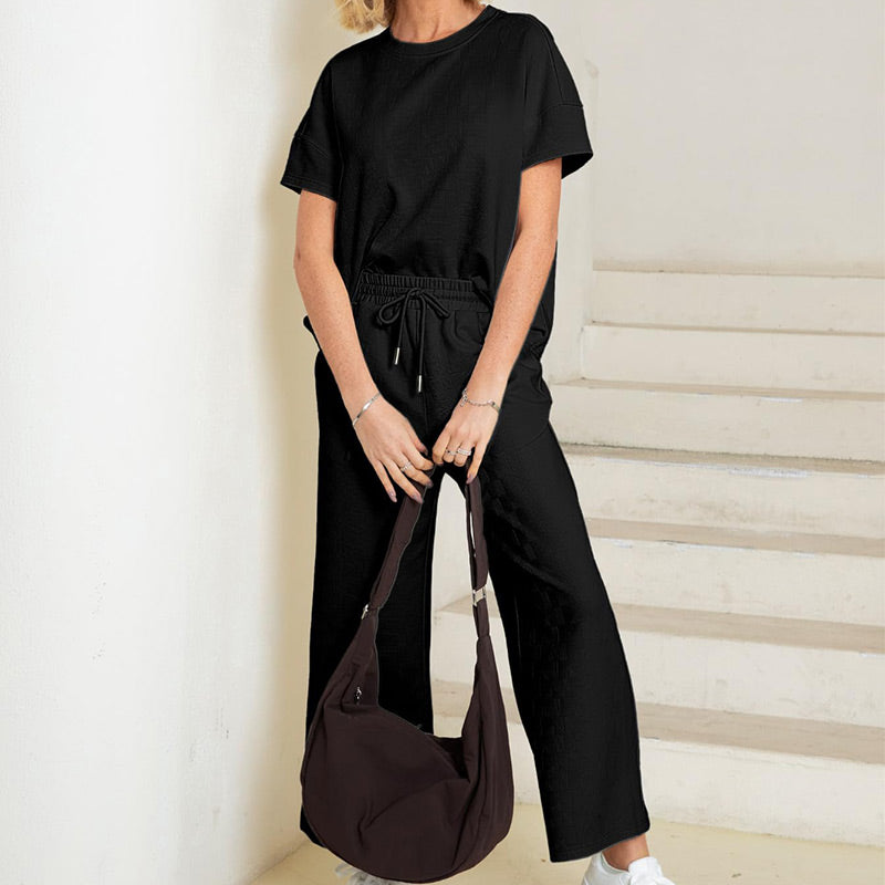 🌷Frühling/Sommer Bestseller 🍃Begrenzte Zeit 49% Rabatt💥Damen Sommer 2-teiliger Hausanzug✨