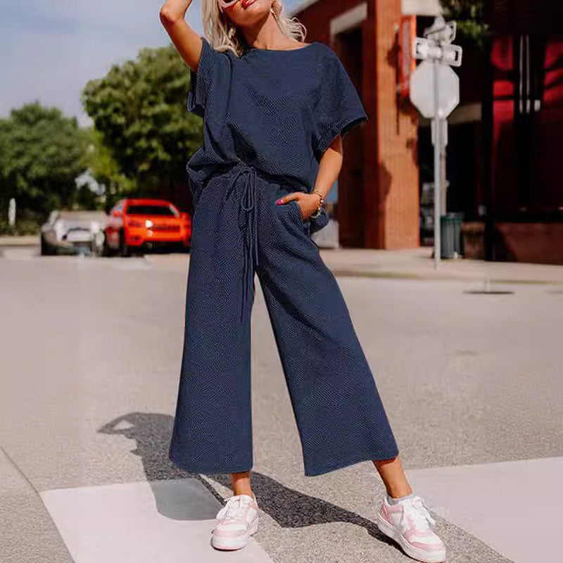 🌷Frühling/Sommer Bestseller 🍃Begrenzte Zeit 49% Rabatt💥Damen Sommer 2-teiliger Hausanzug✨