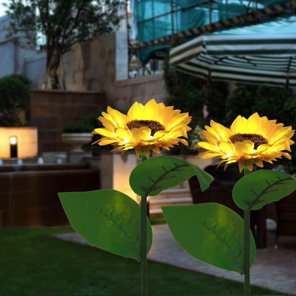🌞🌻Wasserdichte Solar-Sonnenblumenleuchten für den Garten - Jetzt im Angebot