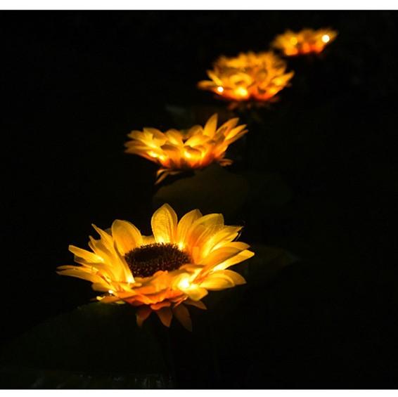 🌞🌻Wasserdichte Solar-Sonnenblumenleuchten für den Garten - Jetzt im Angebot