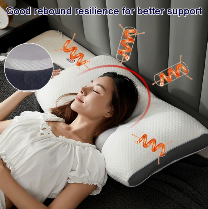 🔥🔥Antibakterielles Nacken-Massagekissen mit orthopädischer Stütze & Schlafunterstützung (Angebot: 50% Rabatt)