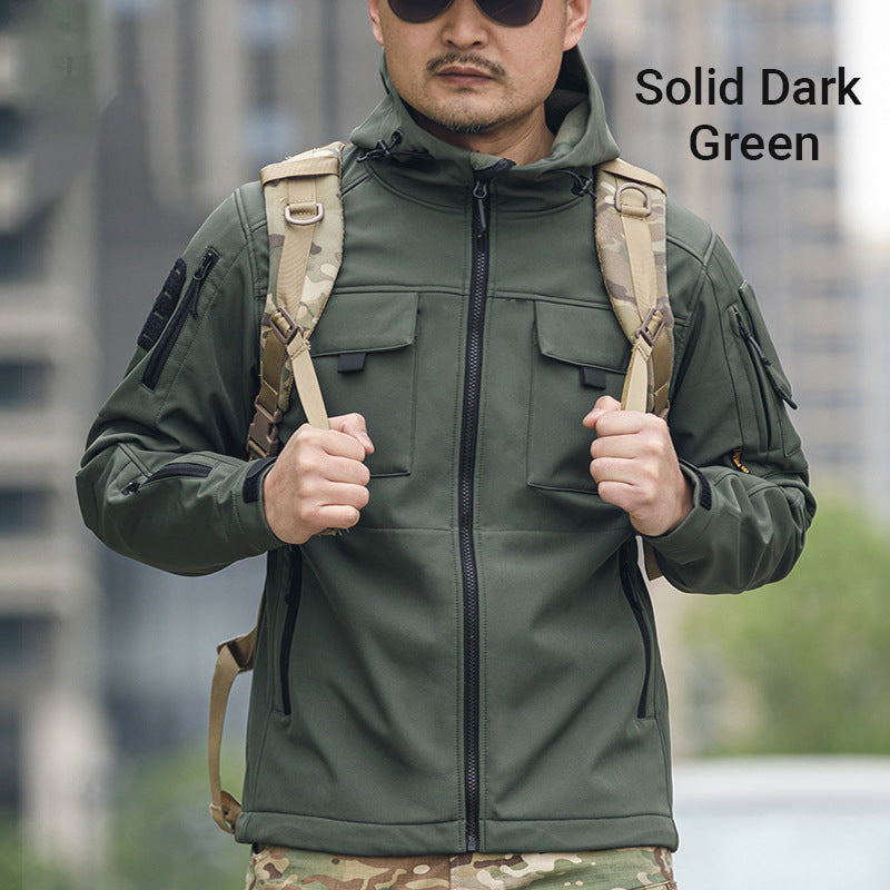 🚀 Kostenloser Versand + 50% Rabatt 🔥 Taktische Herren-Winterjacke – warm gefüttert, ideal für Outdoor & Bergsteigen