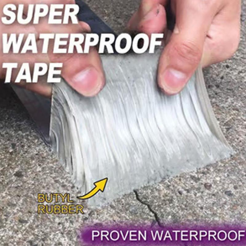 Wasserfestes Butyl Reparaturband - Allwetter Dichtband für Dach, Rohr & Leckagen