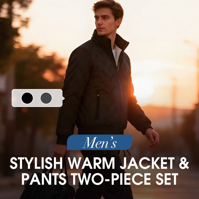 🔥Wärmendes Jacken-Set für Herren – 👏 Jacke + Hose!🔥Kauf 2 Artikel versandkostenfrei