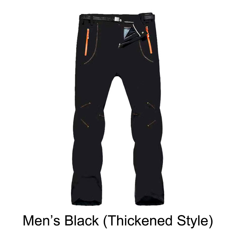 👖Winddichte, wasserdichte, warme Wanderhose mit elastischem Bund