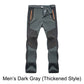 👖Winddichte, wasserdichte, warme Wanderhose mit elastischem Bund