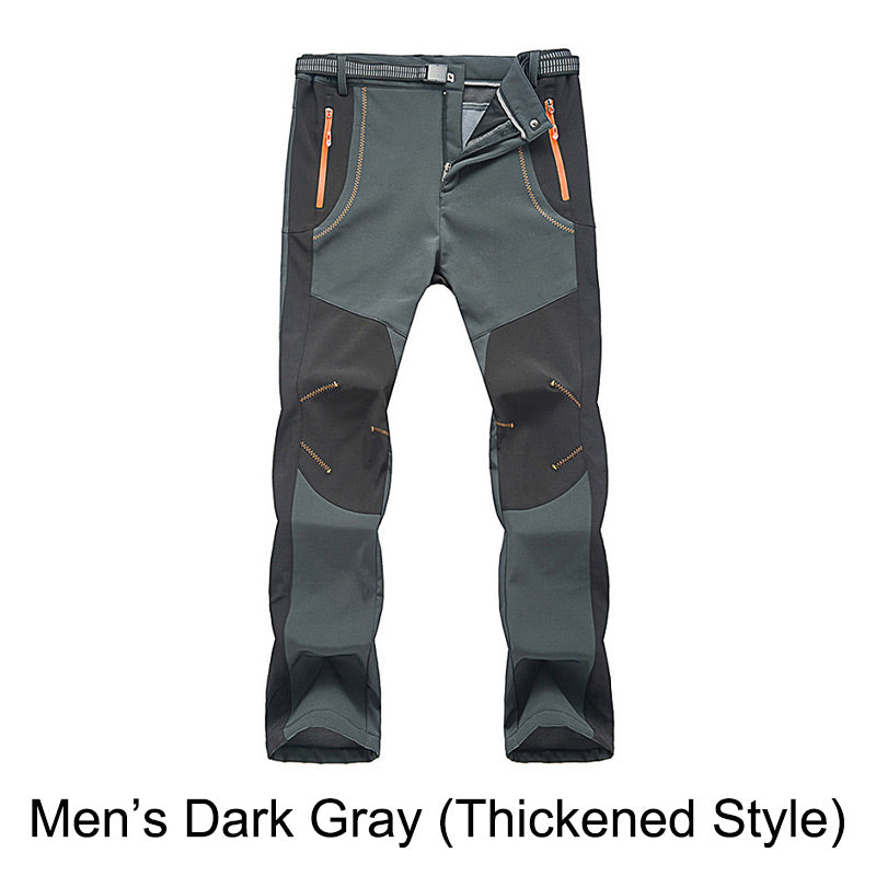 👖Winddichte, wasserdichte, warme Wanderhose mit elastischem Bund