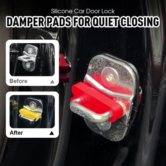 🚗 BUY 2 GET 1 FREE! ✨ Silicone Car Door Damping Pads – Reduces Noise & Vibration, Protects Door Edges 🛡️