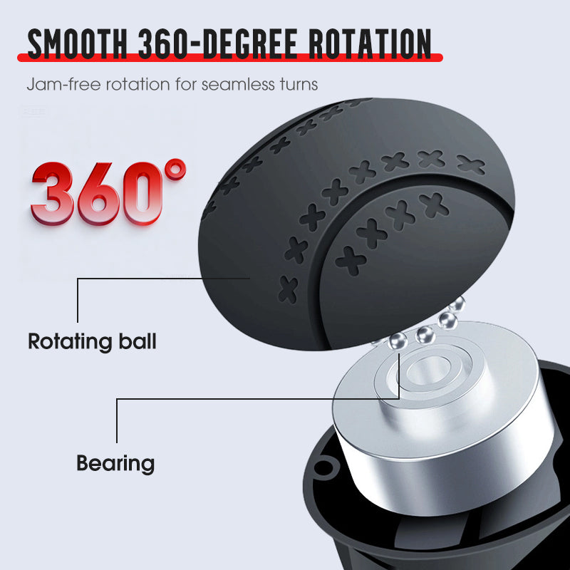 🚗 Heißer Verkauf 50 % Rabatt✨ Ergonomischer Lenkradknauf – rutschfestes Design für besseren Halt unter allen Umständen 🔧💫