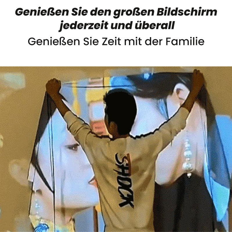 ❄️Sommerfrische 50 % Rabatt!📺120 Zoll faltbare Projektions-Leinwand – matte Anti-Licht-Oberfläche für Heimkino-Feeling