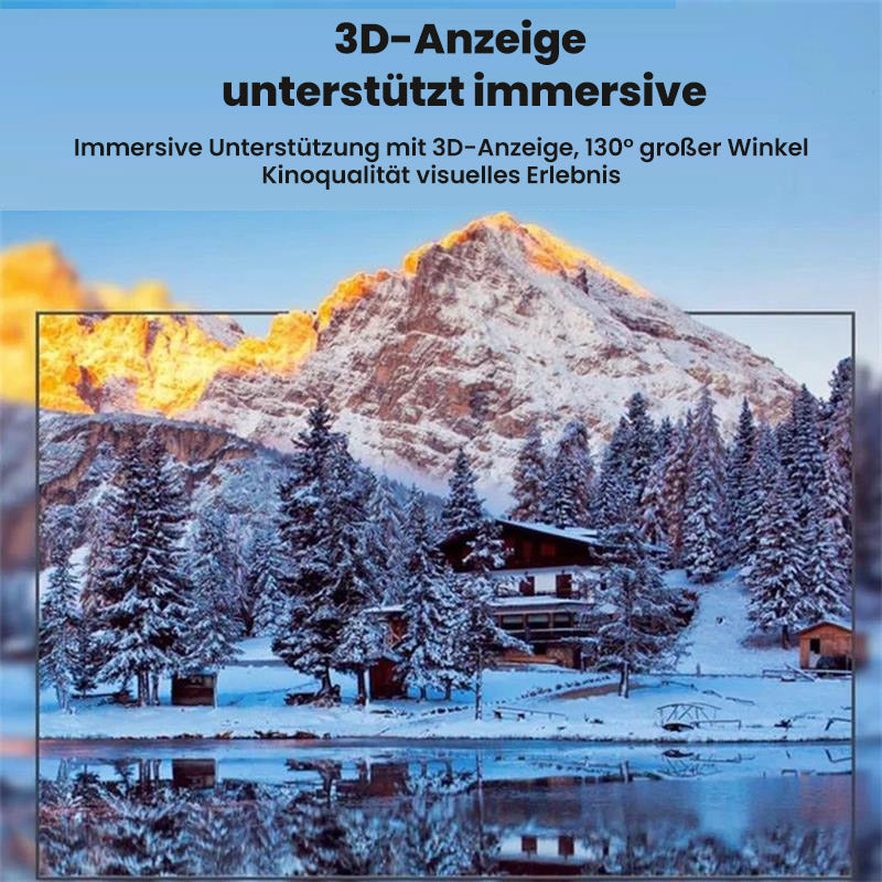 ❄️Sommerfrische 50 % Rabatt!📺120 Zoll faltbare Projektions-Leinwand – matte Anti-Licht-Oberfläche für Heimkino-Feeling