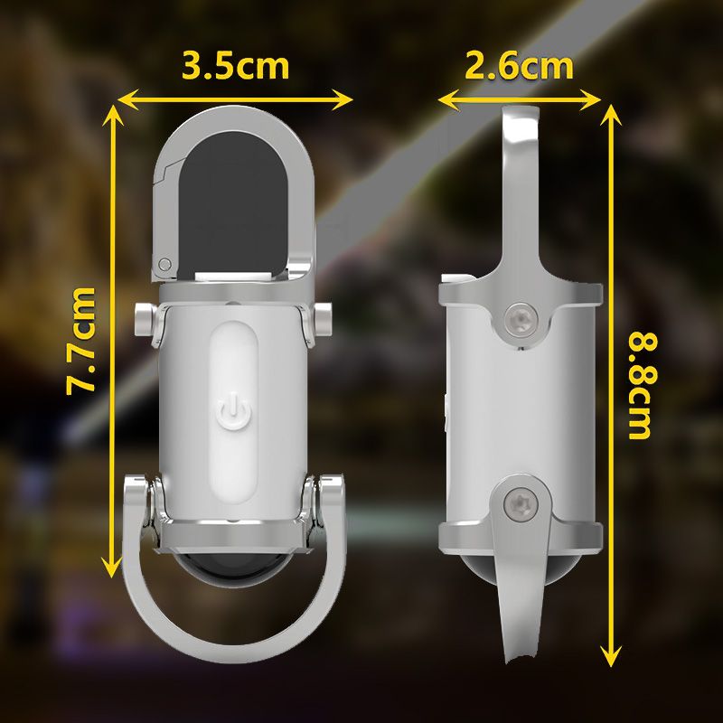 📢📢50 % Rabatt!! ⏰🔦 1200LM Superhelle Mini-winzig, aber mit brutaler Helligkeit | Schlüsselanhänger-Wasserdicht, superhell, immer griffbereit 🏕️🤯