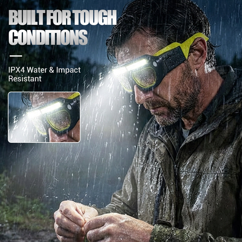 ⏰ 🔦 Limitierter Mega-Deal: Kauf 3, erhalt 4 & spare 50%! 👓 Die wiederaufladbare Stirnlampe für jede Brille. Hände frei, Licht parat.