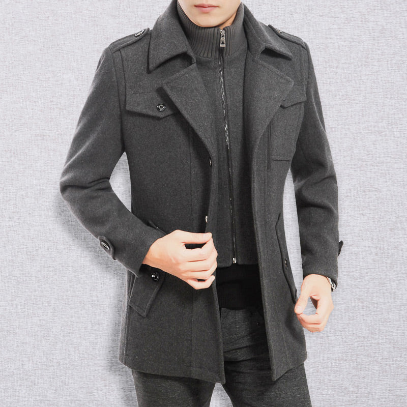 🔥Beliebtes Produkt ！💎🧥 Neuheiten – Handgefertigter Herren-Tweedmantel