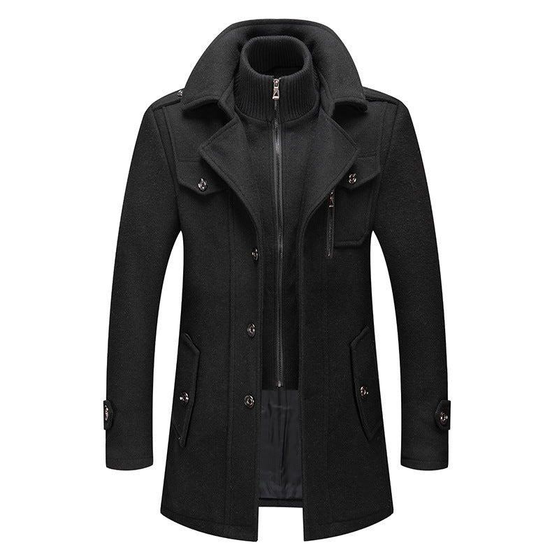 🔥Beliebtes Produkt ！💎🧥 Neuheiten – Handgefertigter Herren-Tweedmantel