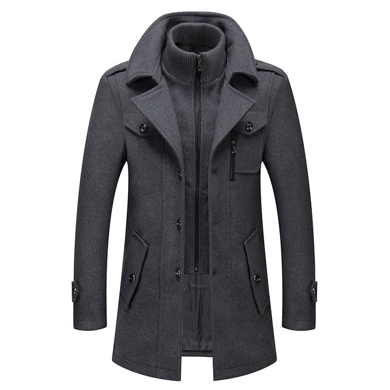 🔥Beliebtes Produkt ！💎🧥 Neuheiten – Handgefertigter Herren-Tweedmantel