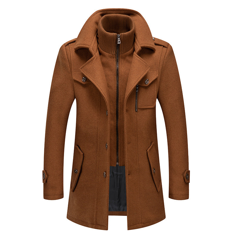 🔥Beliebtes Produkt ！💎🧥 Neuheiten – Handgefertigter Herren-Tweedmantel