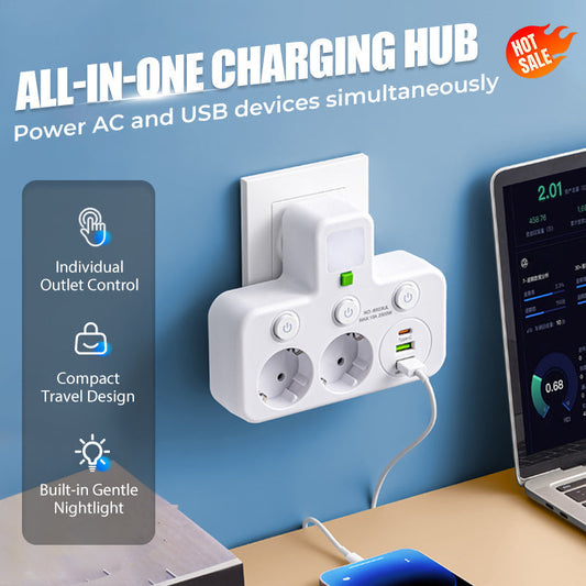 ✨⚡Smart Power Strip with USB Ports