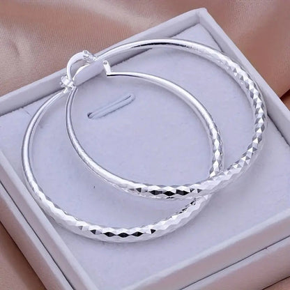 ✨️50% OFF💎Diamond-Cut Hoop Earrings for Women💖