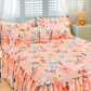 📢📢70 % Rabatt!! ⏰ 3-teiliges Rüschen-Bettrock-Set 🛏️