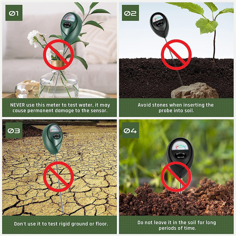 Professionelles Bodenfeuchtigkeitsmessgerät für Zimmer- und Gartenpflanzen