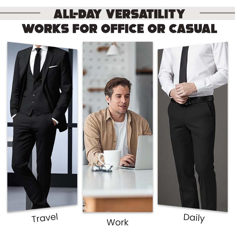 ✨ LIMITED-TIME 50% RABATT! 👔 Herren-Anzughose in klassischer Passform, leicht, lässig, mit Stretchanteil