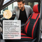 PU-Leder-Autositzbezüge, Frontsatz, universell passend für Limousinen, SUVs und Lastwagen