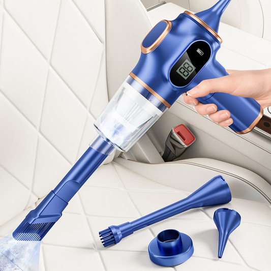 🚗 50% OFF NOW! ✨ 4 in 1 High Power Cordless Car Vacuum Cleaner – Strong Suction, Long Battery Life & Versatile Attachments 🍃
