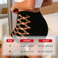 Yoga-Shorts mit hoher Taille und Cut-outs für Damen