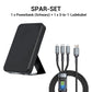 Magnetische Powerbank 5000mAh – 20W Schnellladung, kabelloses Laden & integrierter Ständer für Reise und Büro