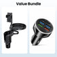 Erweiterbarer 4-in-1 Auto-Becherhalter mit drehbarer Funktion