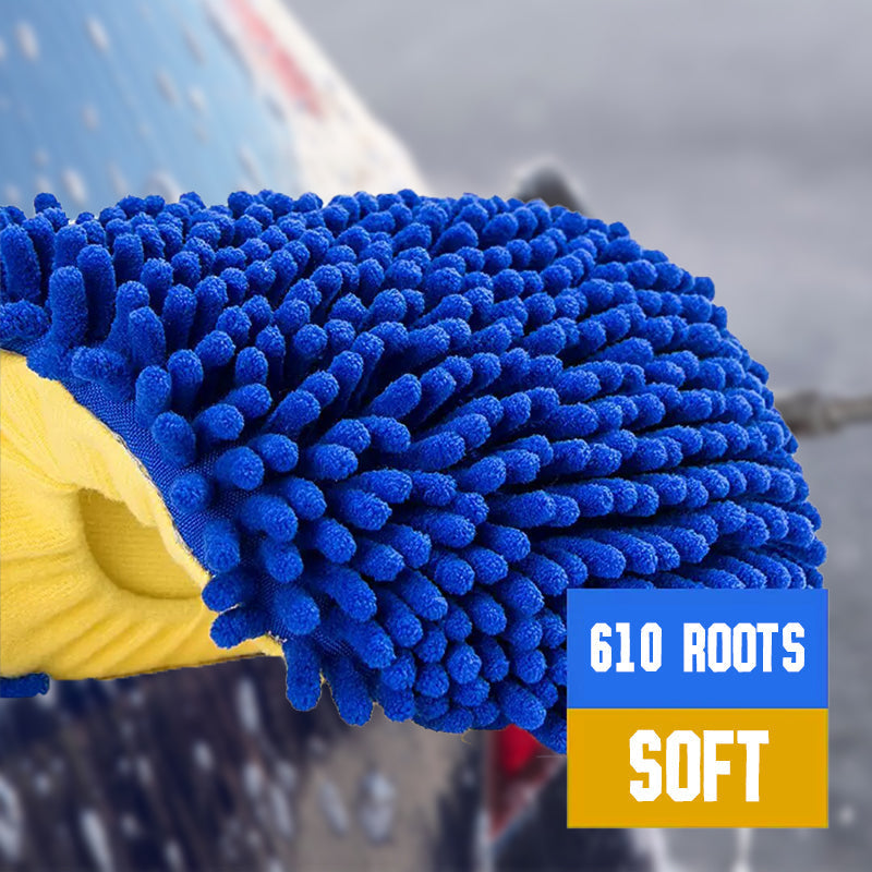 🚗JETZT 50 % RABATT! 🧽 Robuster, teleskopierbarer Autowaschmopp aus Aluminium mit langem Griff – weiche Mikrofaser, kratzfrei und längenverstellbar ✨
