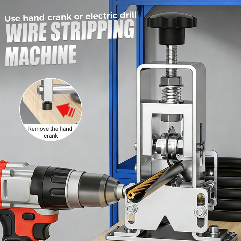 ⚙️ 50% RABATT! 🔌 Abisoliermaschine für Drähte von 1–25 mm – Automatischer Vorschub, Einstellbare Klingen & Hohe Effizienz 🛠️