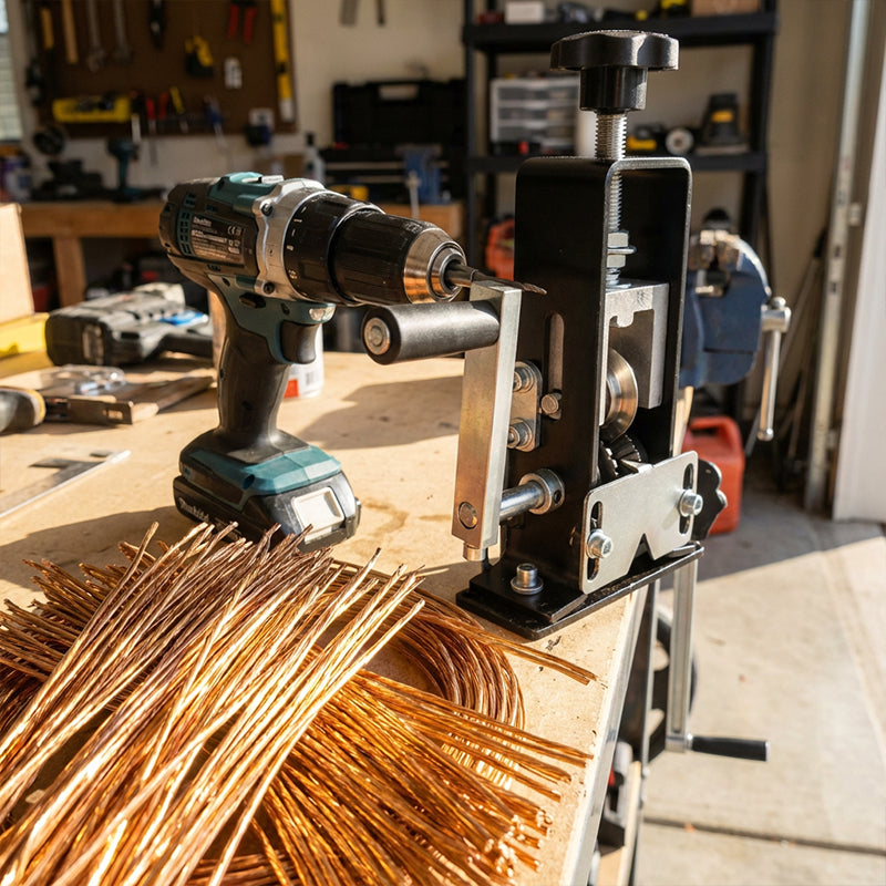 ⚙️ 50% RABATT! 🔌 Abisoliermaschine für Drähte von 1–25 mm – Automatischer Vorschub, Einstellbare Klingen & Hohe Effizienz 🛠️
