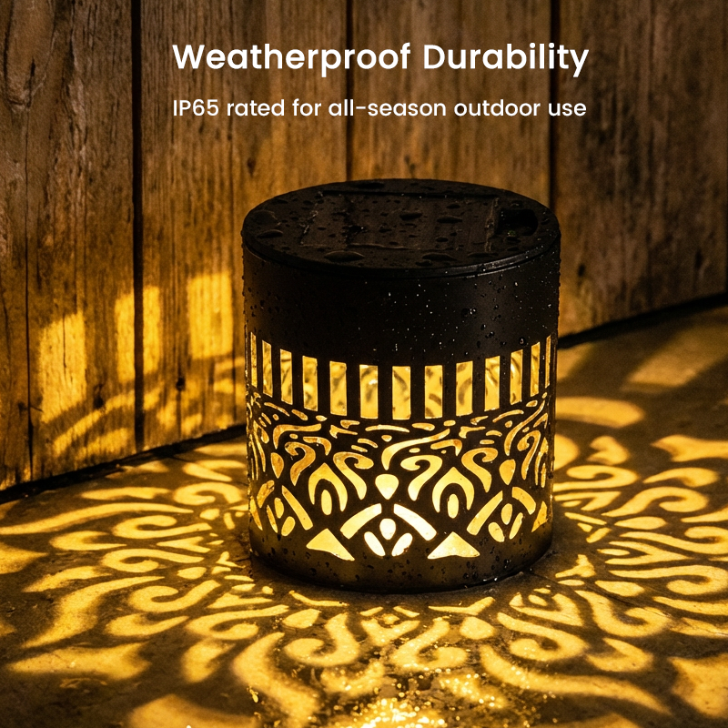 🥳2026 Top-Seller 🥳💞 50% Rabatt✨ 💝 Solar-Mandalaleuchte 2-in-1: Boden- & Wandleuchte für Garten & Terrasse 🌙✨ mit Vintage-Projektion, rostfrei & IP65