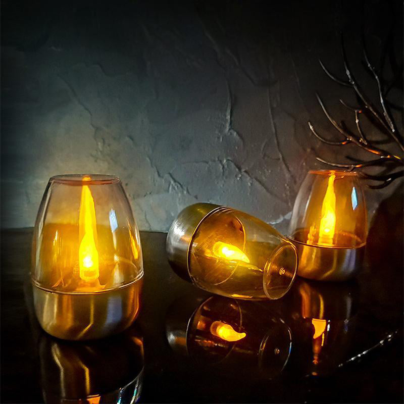 🕯️🌞 Solar-Kerzenlicht – wetterfest, stimmungsvoll für Garten & Terrasse. ✨💡 2+1 GRATIS!