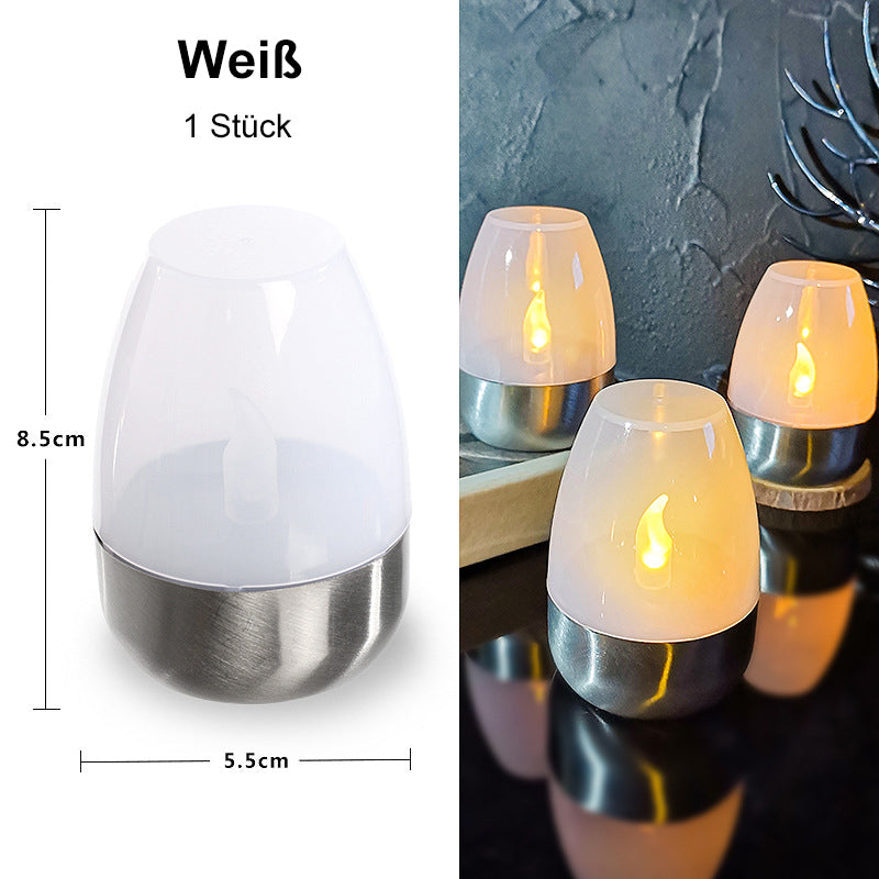 🕯️🌞 Solar-Kerzenlicht – wetterfest, stimmungsvoll für Garten & Terrasse. ✨💡 2+1 GRATIS!