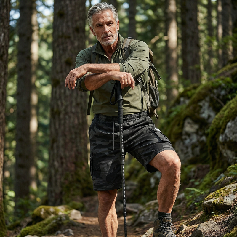 Taktische Cargoshorts für Herren in lockerer Passform