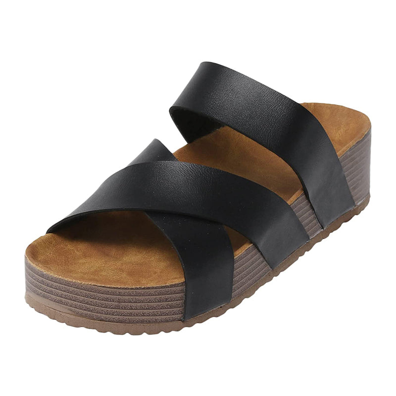 👡 LIMITED-TIME 50% RABATT! ✨ Plateau-Sandalen – California-Casual, Vegan, Keilabsatz ✨