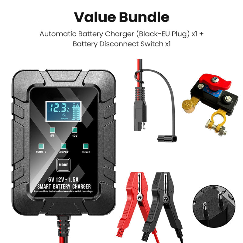 ⏰🔥Zeitlich begrenztes Angebot -53% ⚡ Automatisches Ladegerät – Schnell, sicher und zuverlässig 🔋
