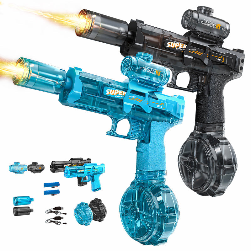 Elektrische Wasserpistole: Eismaus mit Taschenlampe⚡💦🔥